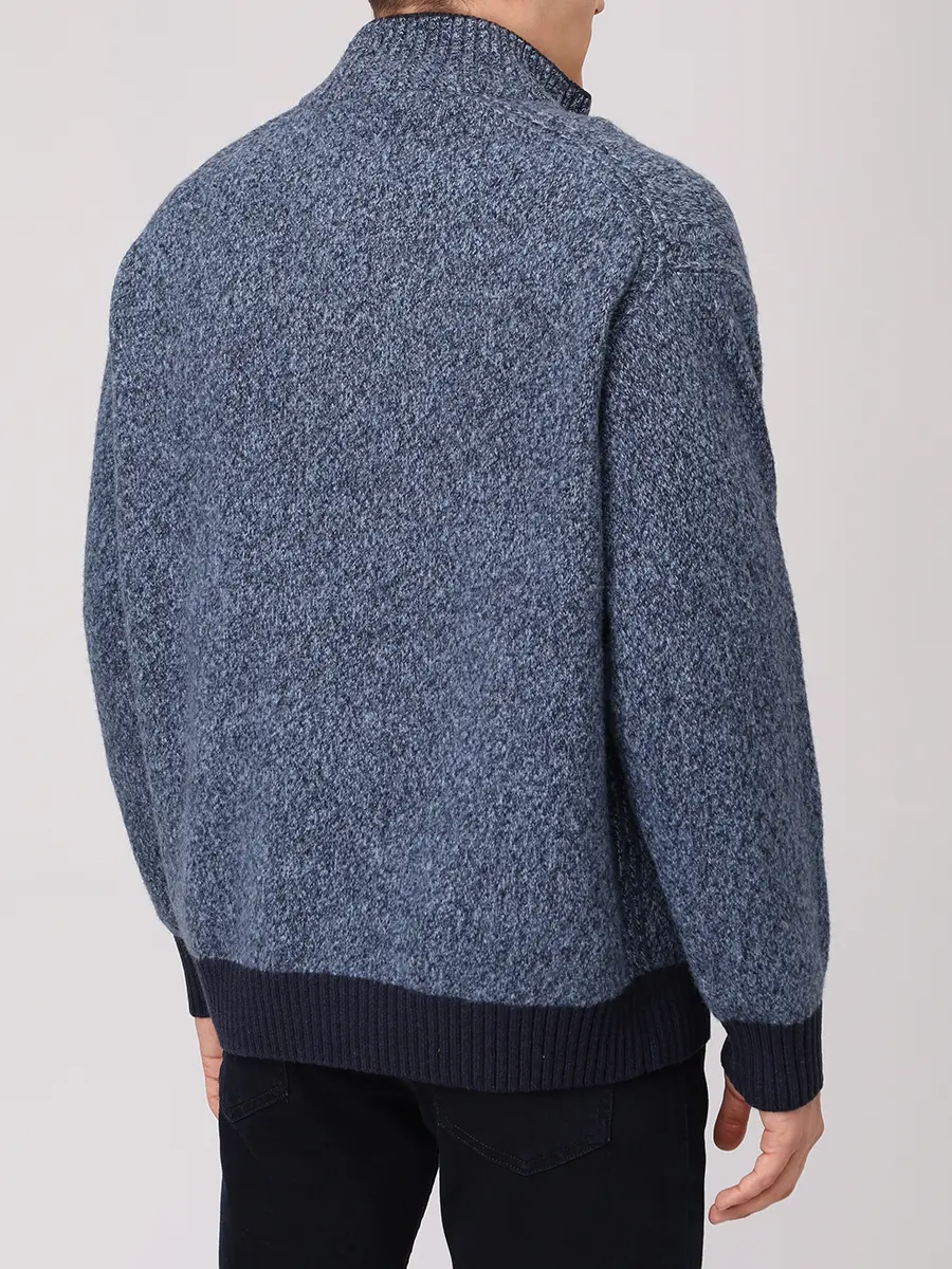 Джемпер шерстяной BOSS 50548669/404 Синий  Фото 3