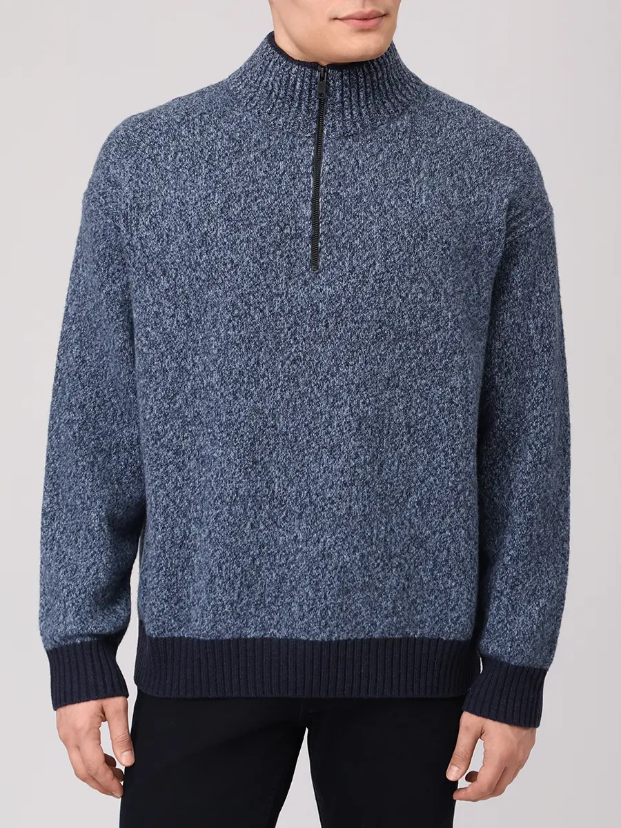 Джемпер шерстяной BOSS 50548669/404 Синий  Фото 4