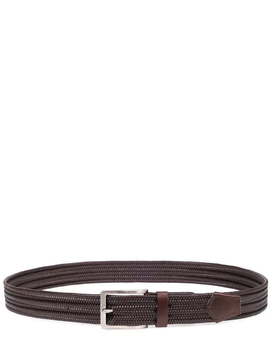 

Ремень кожаный, Коричневый, 23B602.3