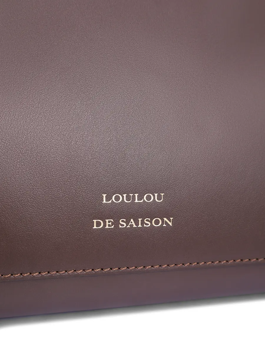 Сумка-тоут кожаная Anyla LOULOU DE SAISON ANYLA Коричневый  Фото 5