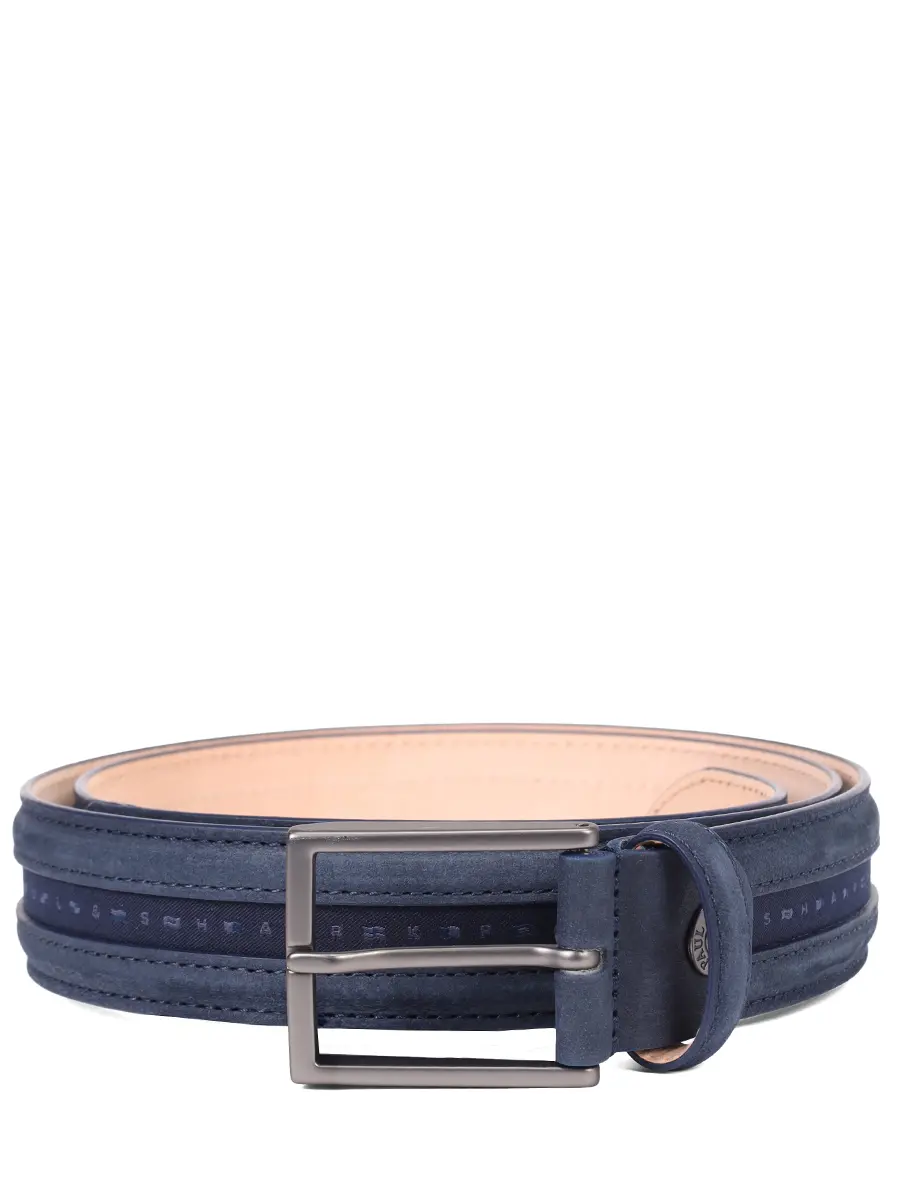 

Ремень кожаный, Синий, 15316001/050