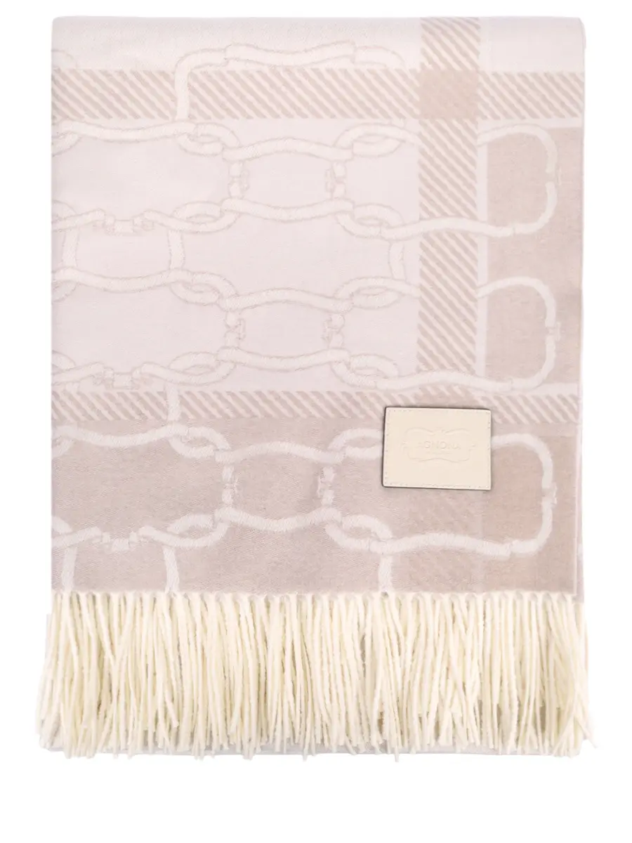 

Плед из кашемира и шерсти, Бежевый, HP06Z1U-H7059U-224