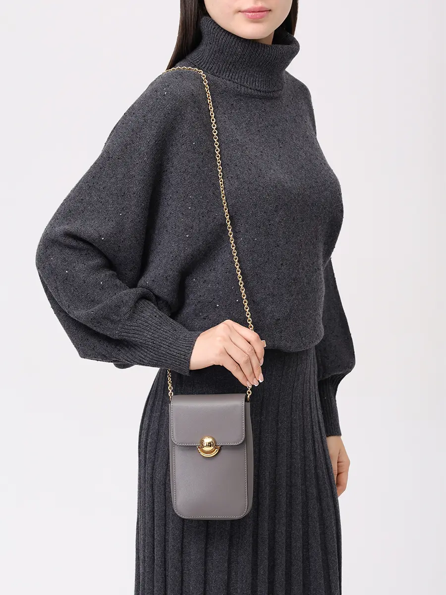 Сумка кожаная Sfera FURLA WE00802-BX3104-4283S Серый  Фото 2