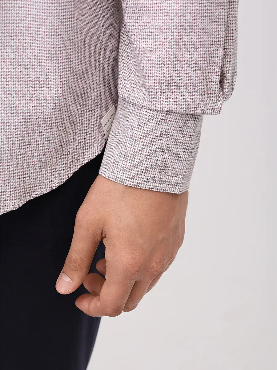 Рубашка Regular Fit хлопковая PAUL & SHARK 15313103CF/G06 Бежевый  Фото 5