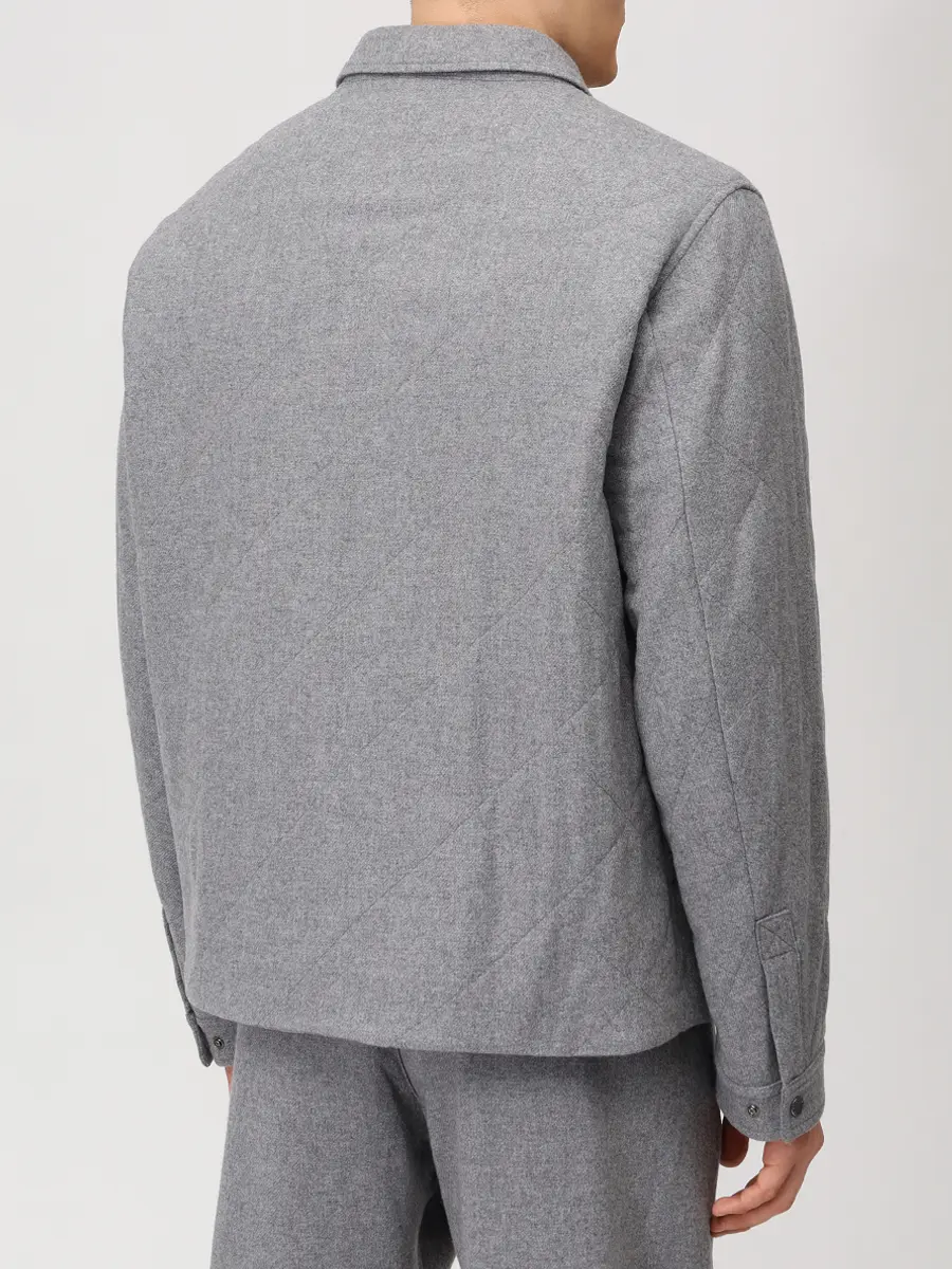 Куртка шерстяная PAUL & SHARK 15312443/067 Серый  Фото 3