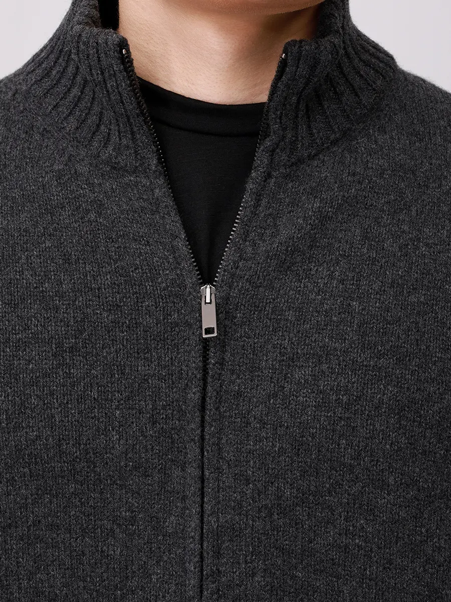 Кардиган шерстяной DANIELE FIESOLI 0192/12 ANTRAX Темно- Серый  Фото 5