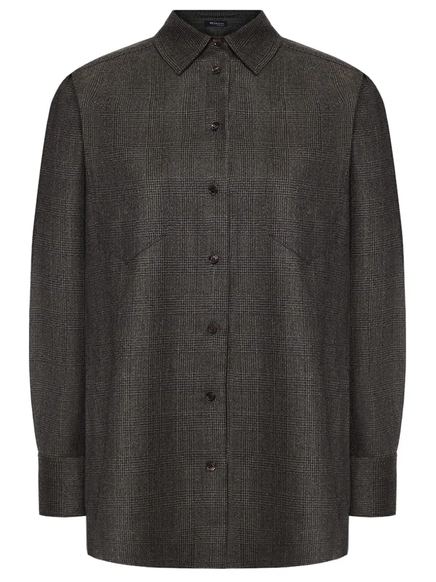 

Рубашка шерстяная, Зеленый, D52451K0513G0200D