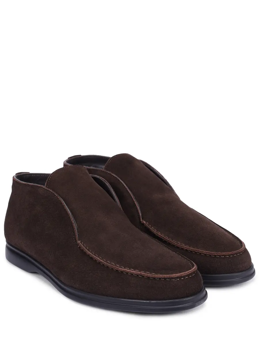 Ботинки замшевые на меху ALDO BRUE` BD331T-CA-388 Коричневый  Фото 2