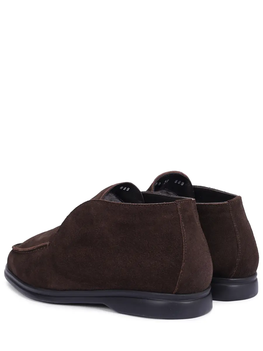 Ботинки замшевые на меху ALDO BRUE` BD331T-CA-388 Коричневый  Фото 4