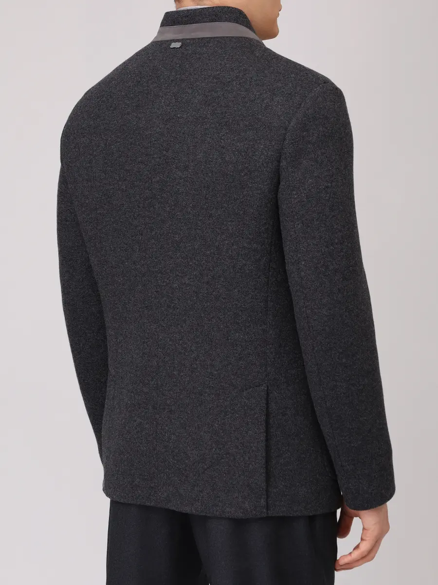 Пиджак из кашемира и шерсти AGNONA TX10U1U-MD706U-K74 Серый  Фото 3