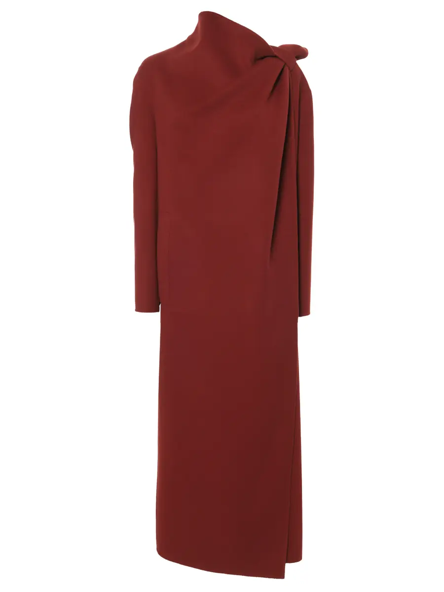 

Пальто кашемировое, Красный, D60617DK05I3815007