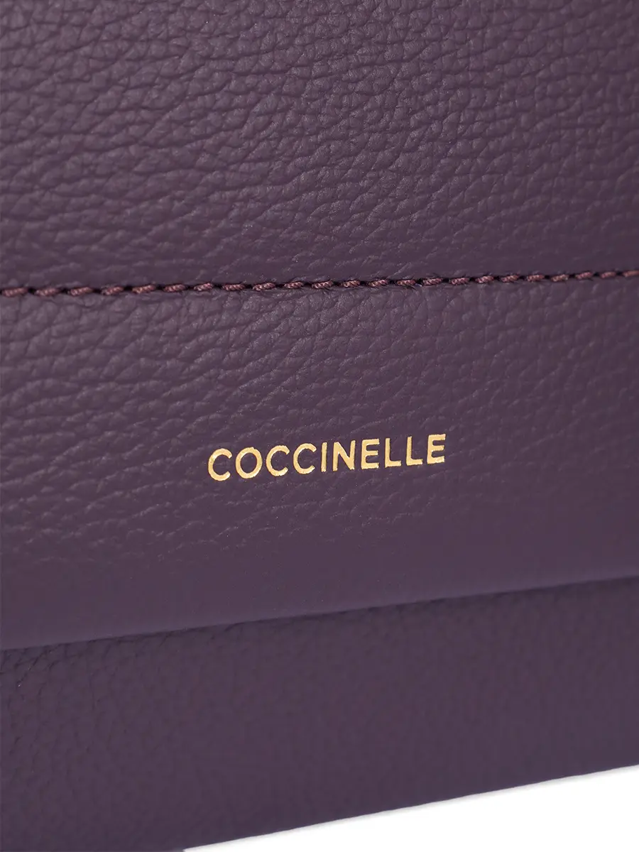 Сумка кожаная Boheme Grana Double COCCINELLE E1 M50 12 01 01/738 Фиолетовый  Фото 5