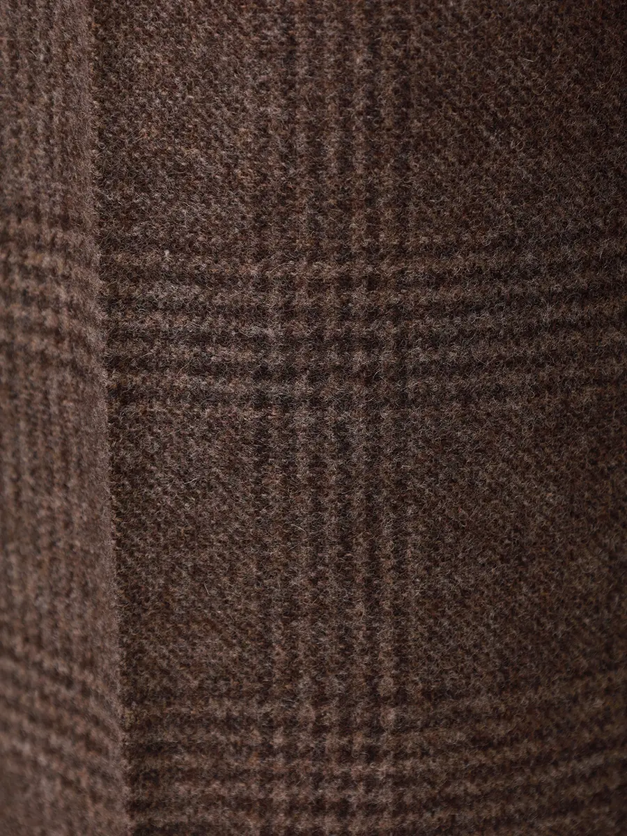 Брюки шерстяные KITON D37102K055G02001 Коричневый  Фото 6