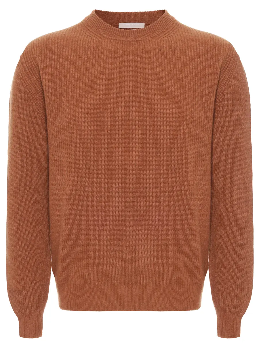 Джемпер кашемировый DANIELE FIESOLI 3390/34RHUM Рыжий 