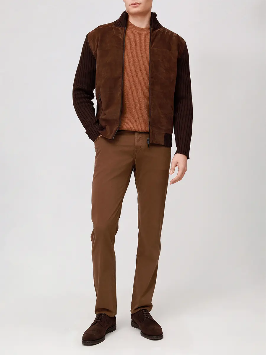 Джемпер кашемировый DANIELE FIESOLI 3390/34RHUM Рыжий  Фото 2