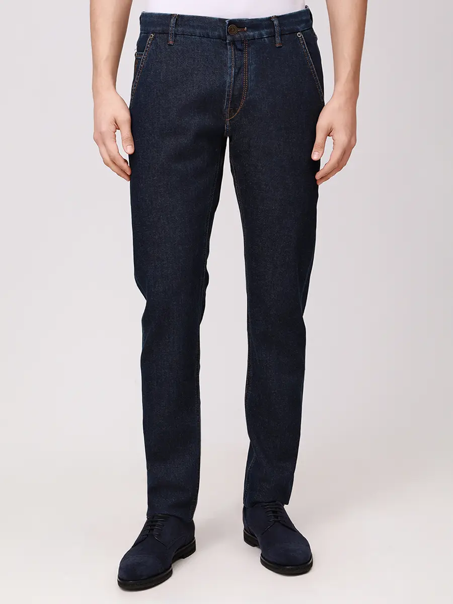 Джинсы хлопковые HANDPICKED 03018/W1/001/PARMA-MG Синий  Фото 4