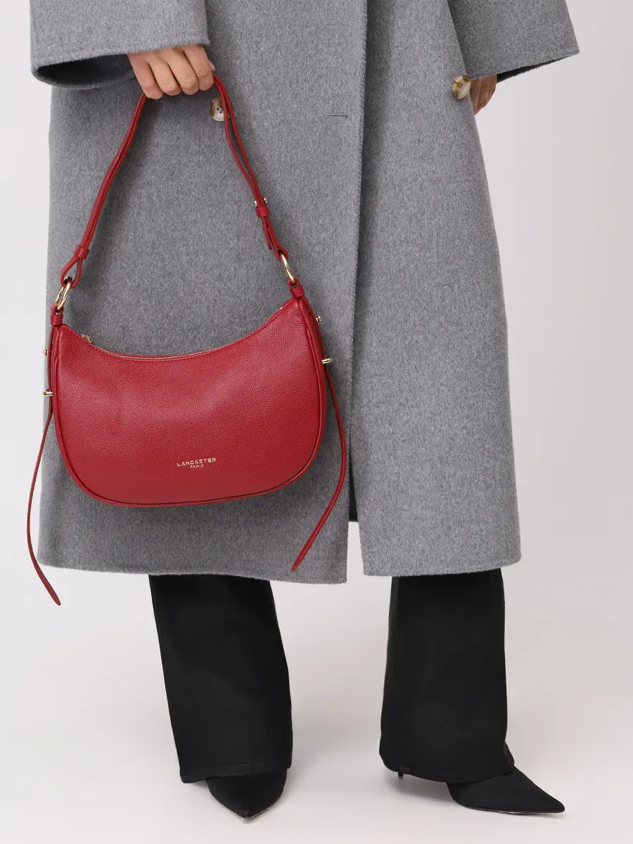 Сумка кожаная Milano Aria LANCASTER 480-071-CARMIN Красный  Фото 2