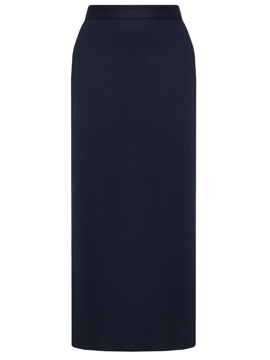 

Юбка из шерсти и вискозы, Синий, P8236-875B-812