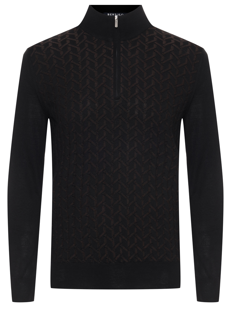 Джемпер из шерсти и шелка BERTOLO LUXURY MENSWEAR