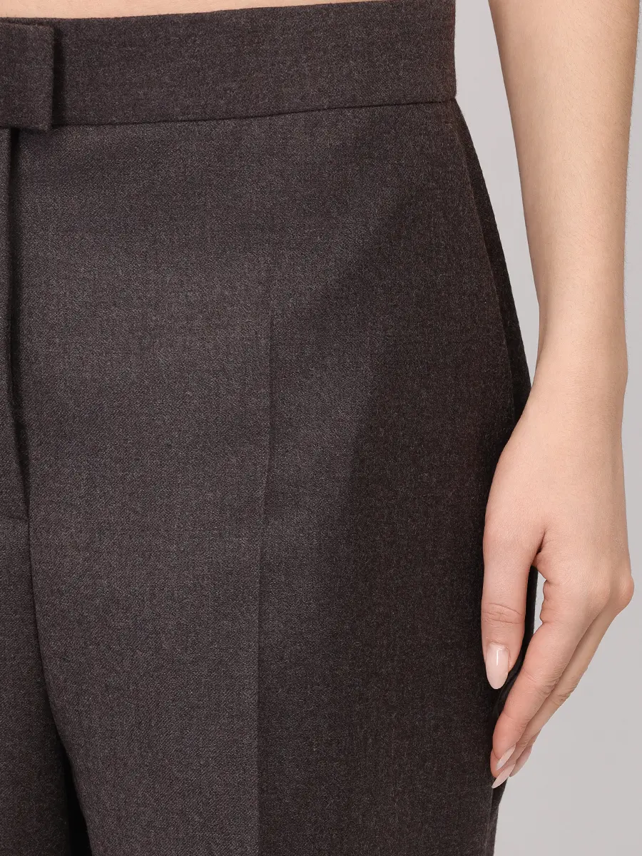 

Брюки шерстяные, Коричневый, T70907U-U1142U-M69