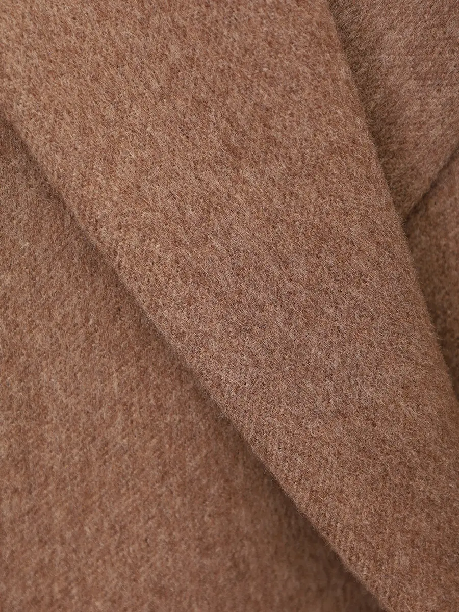 Пальто кашемировое AGNONA TL1002U-D7036U-M23 Бежевый  Фото 6