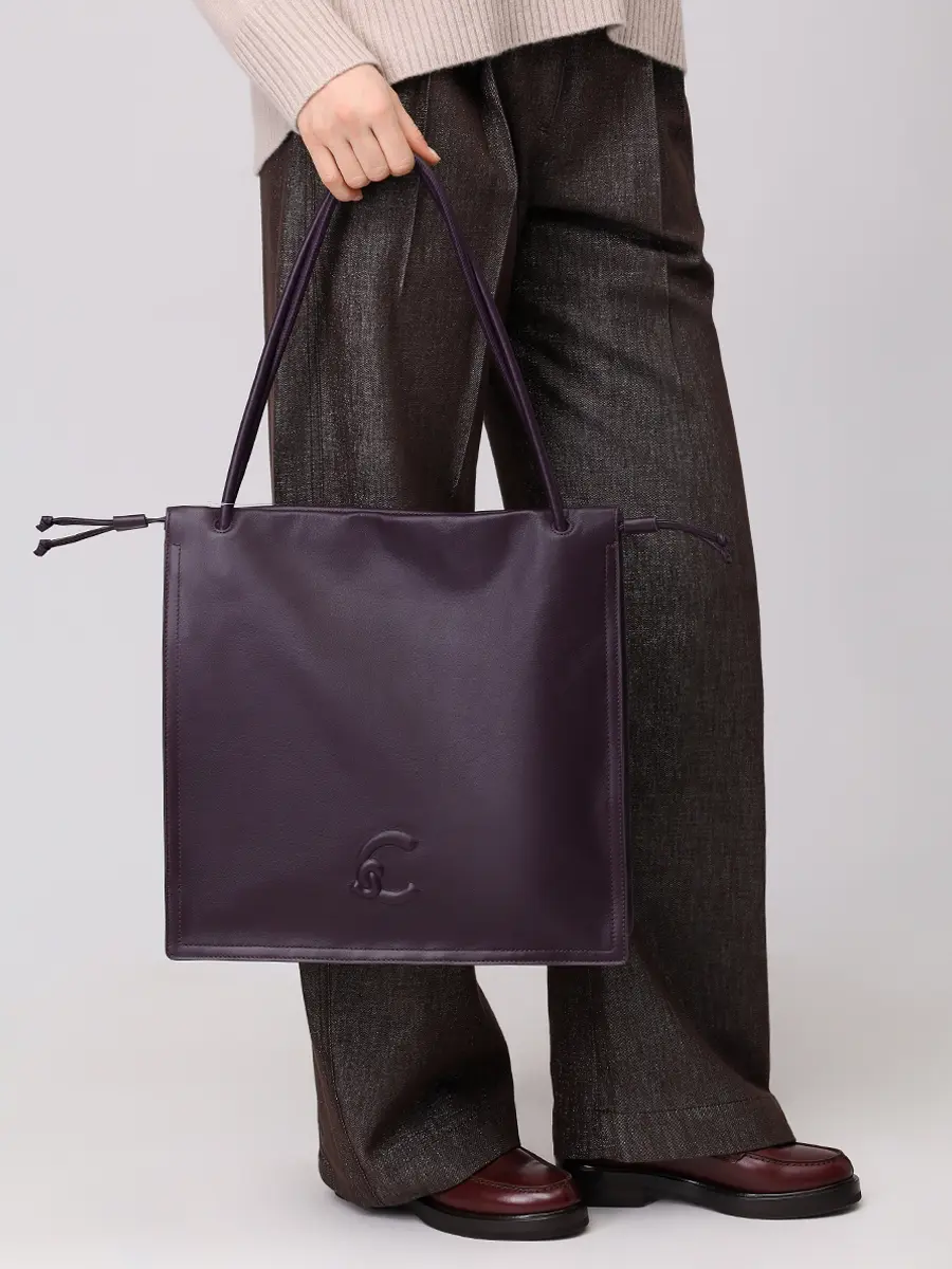 Сумка кожаная Dulse COCCINELLE E1 SS5 11 01 01/V87 Фиолетовый  Фото 2