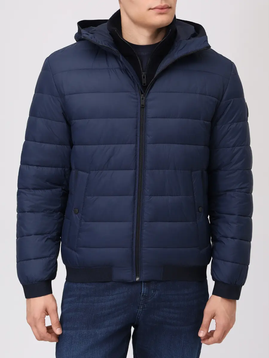 Куртка стеганая BOSS 50543616/404 Синий  Фото 4