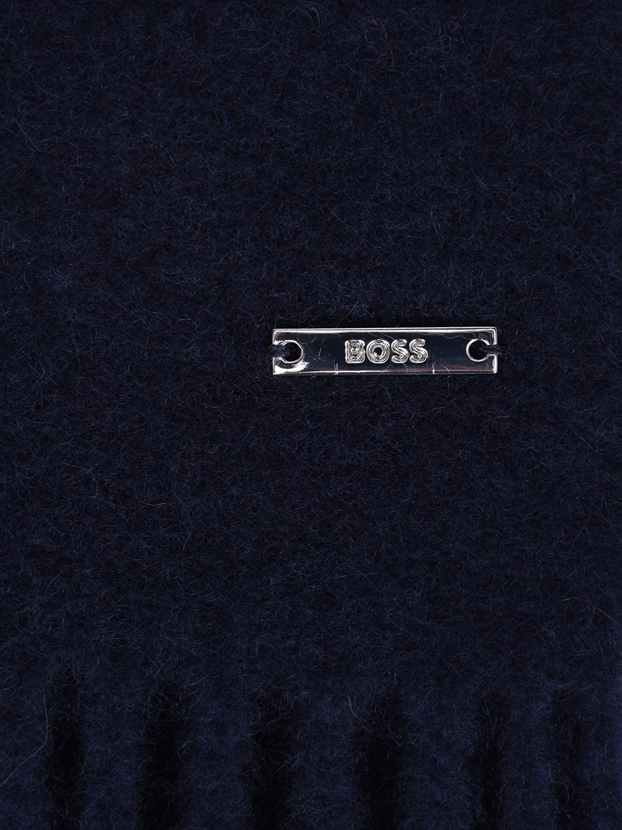Шарф кашемировый Pyetro BOSS 50549829/404 Синий  Фото 3