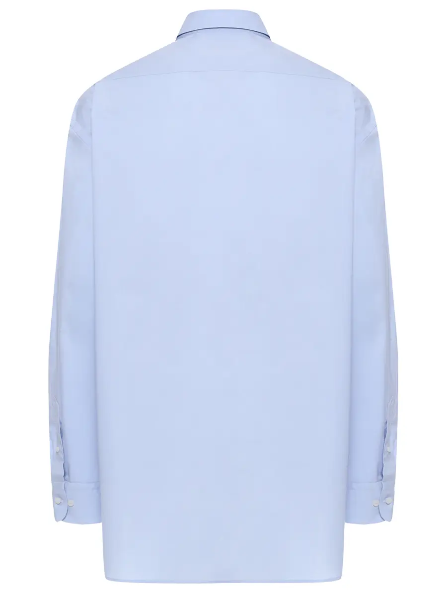 

Рубашка хлопковая, Голубой, 99313002R/477