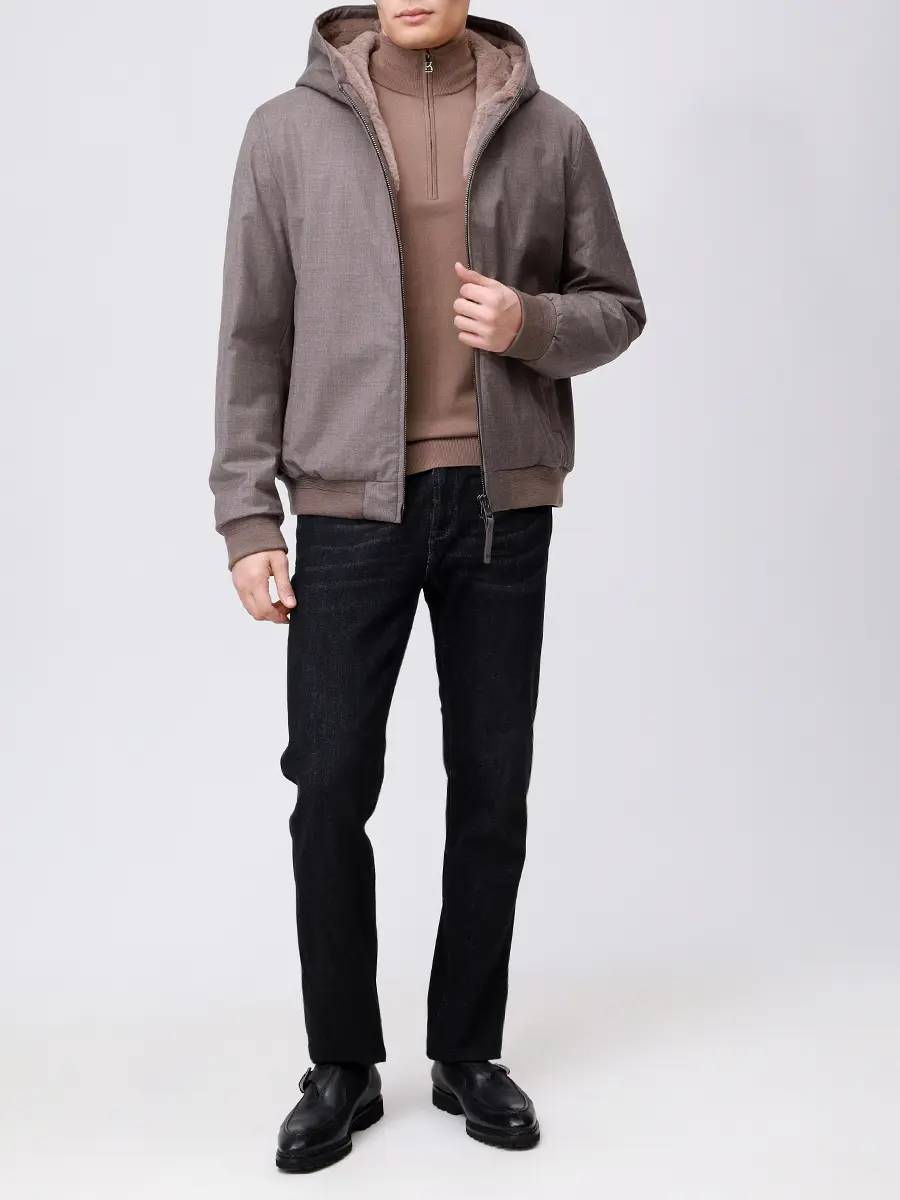 Куртка шерстяная на меху DUNO VIGO 204 Коричневый  Фото 2