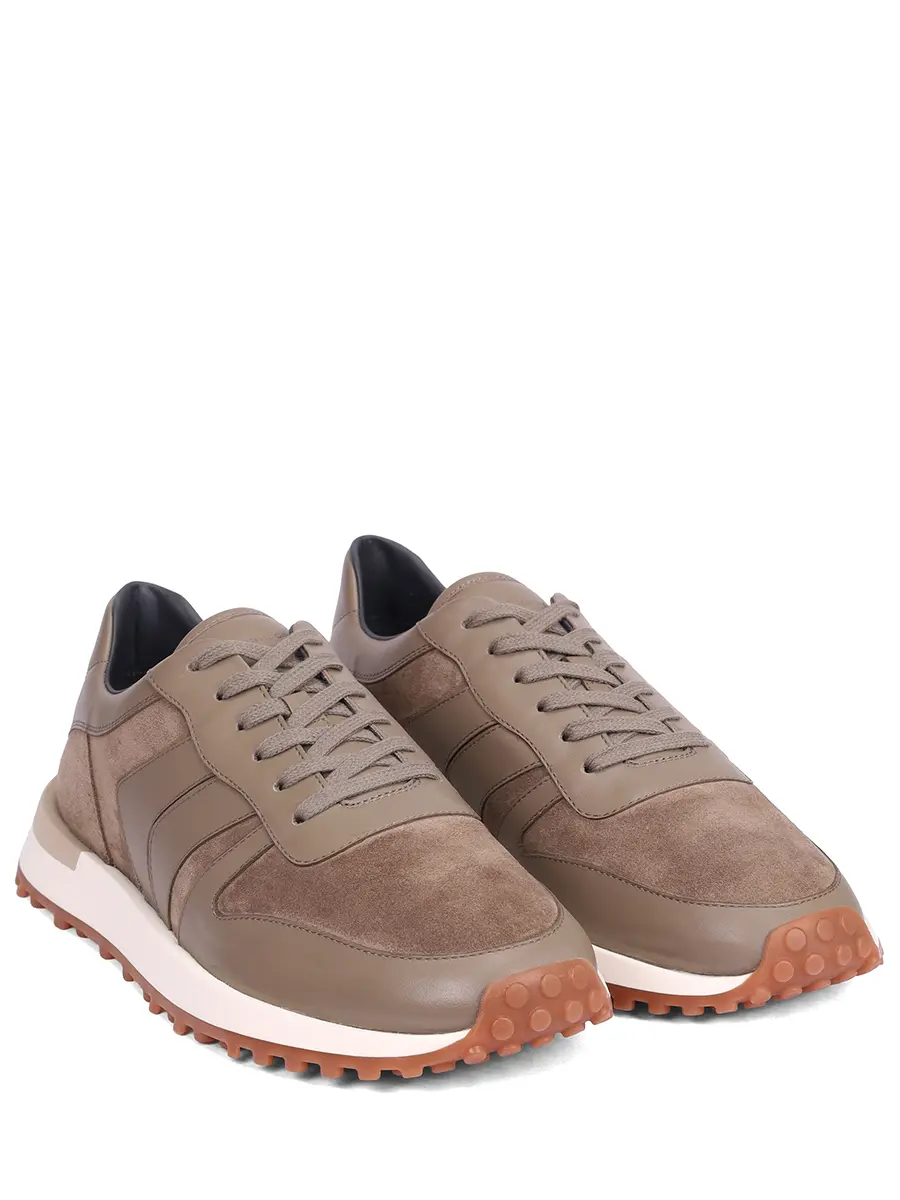 Кроссовки комбинированные BRETT JOHNSON FW25SH2OPEPEL1 Бежевый  Фото 2