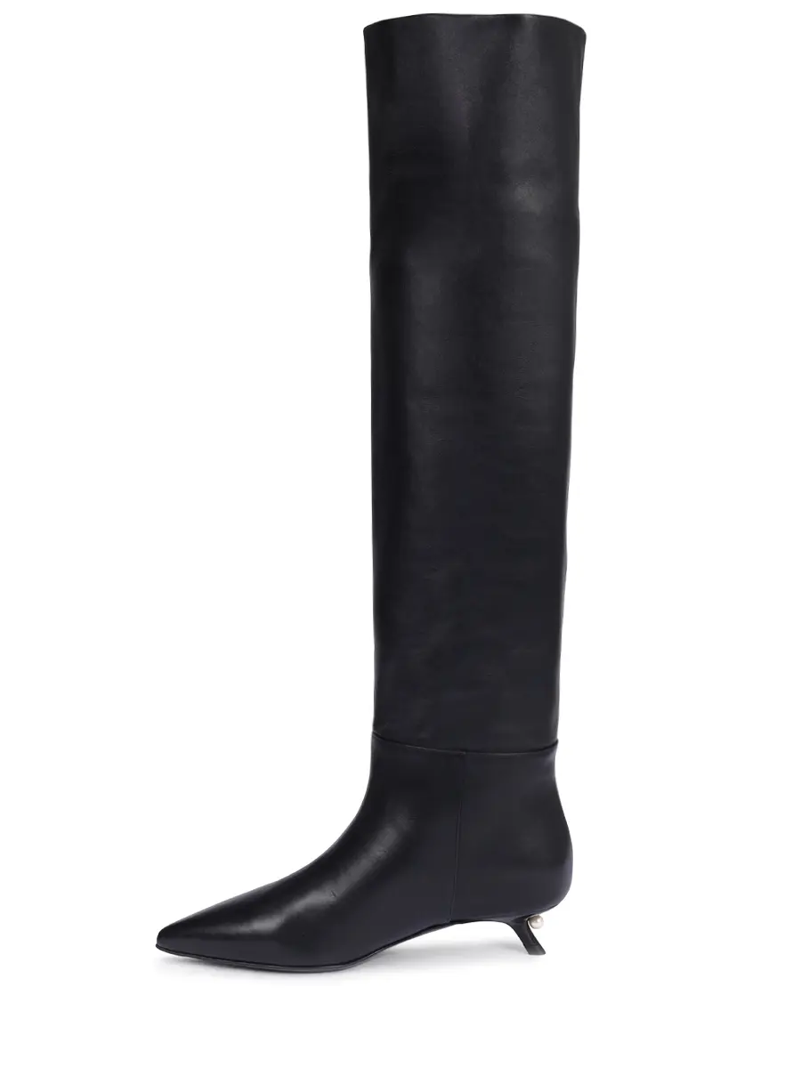 Сапоги кожаные ALEVI L26W9002.F.1245997 035 Черный  Фото 3