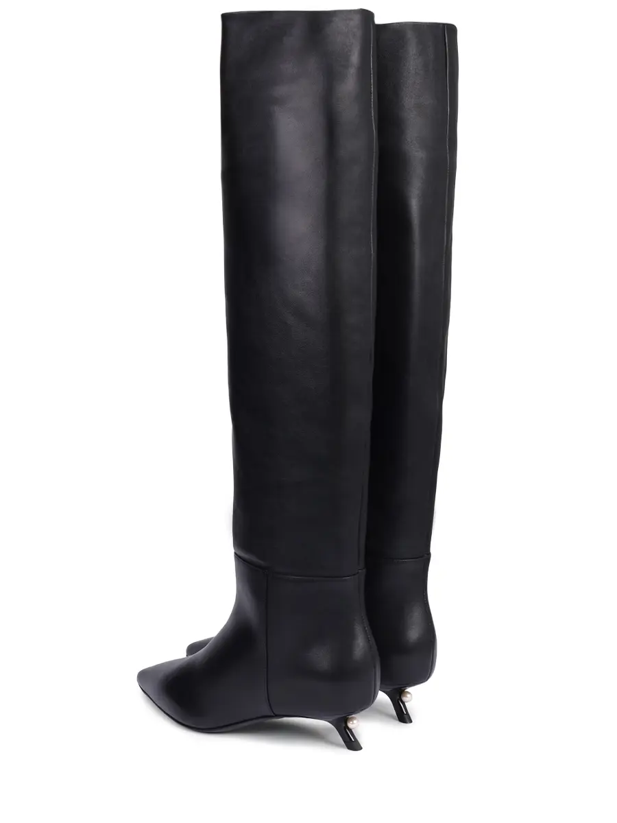 Сапоги кожаные ALEVI L26W9002.F.1245997 035 Черный  Фото 4