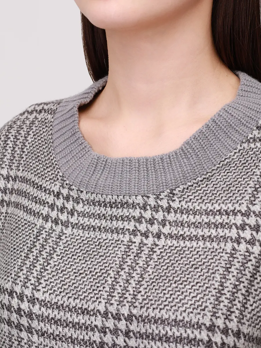 Толстовка из кашемира и шелка KITON D6075973444001 Серый  Фото 5