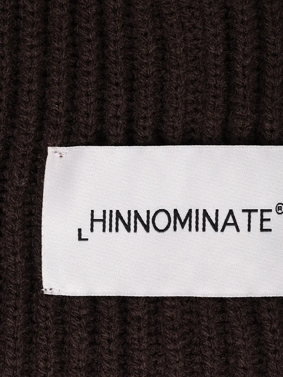 Шапка вязаная HINNOMINATE HMACW00131 Коричневый  Фото 3
