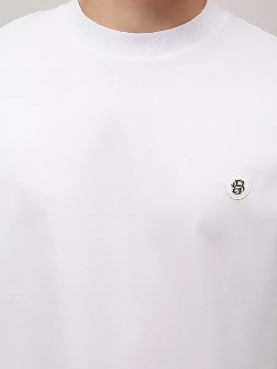 Футболка хлопковая BOSS 50520298/100 Белый  Фото 5