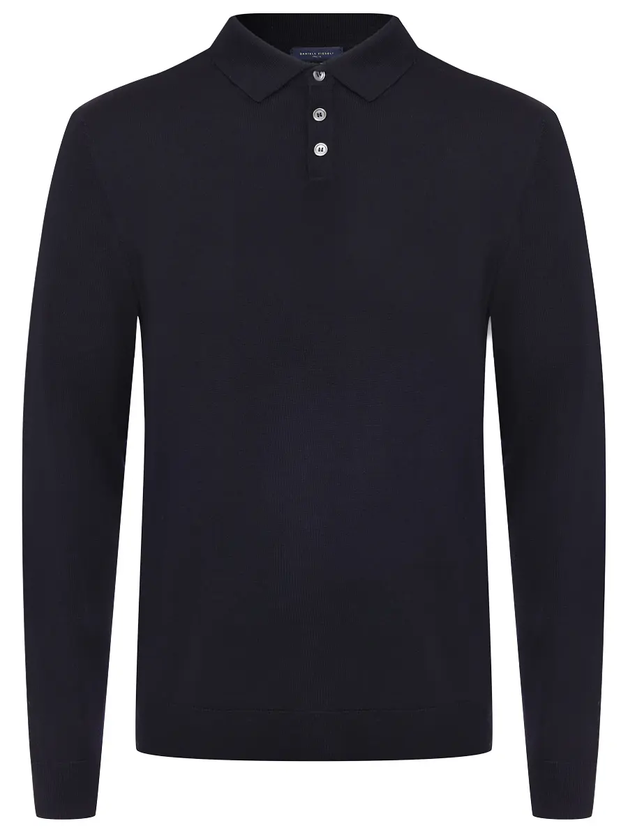Поло шерстяное DANIELE FIESOLI 0026/23 BLU Темно- Синий 