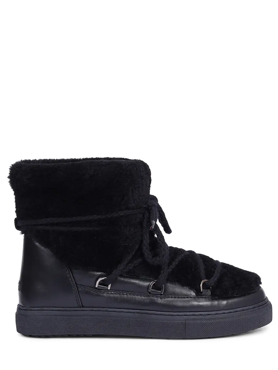 Ботинки комбинированные на меху INUIKII 1001.003.0281.000 Черный 