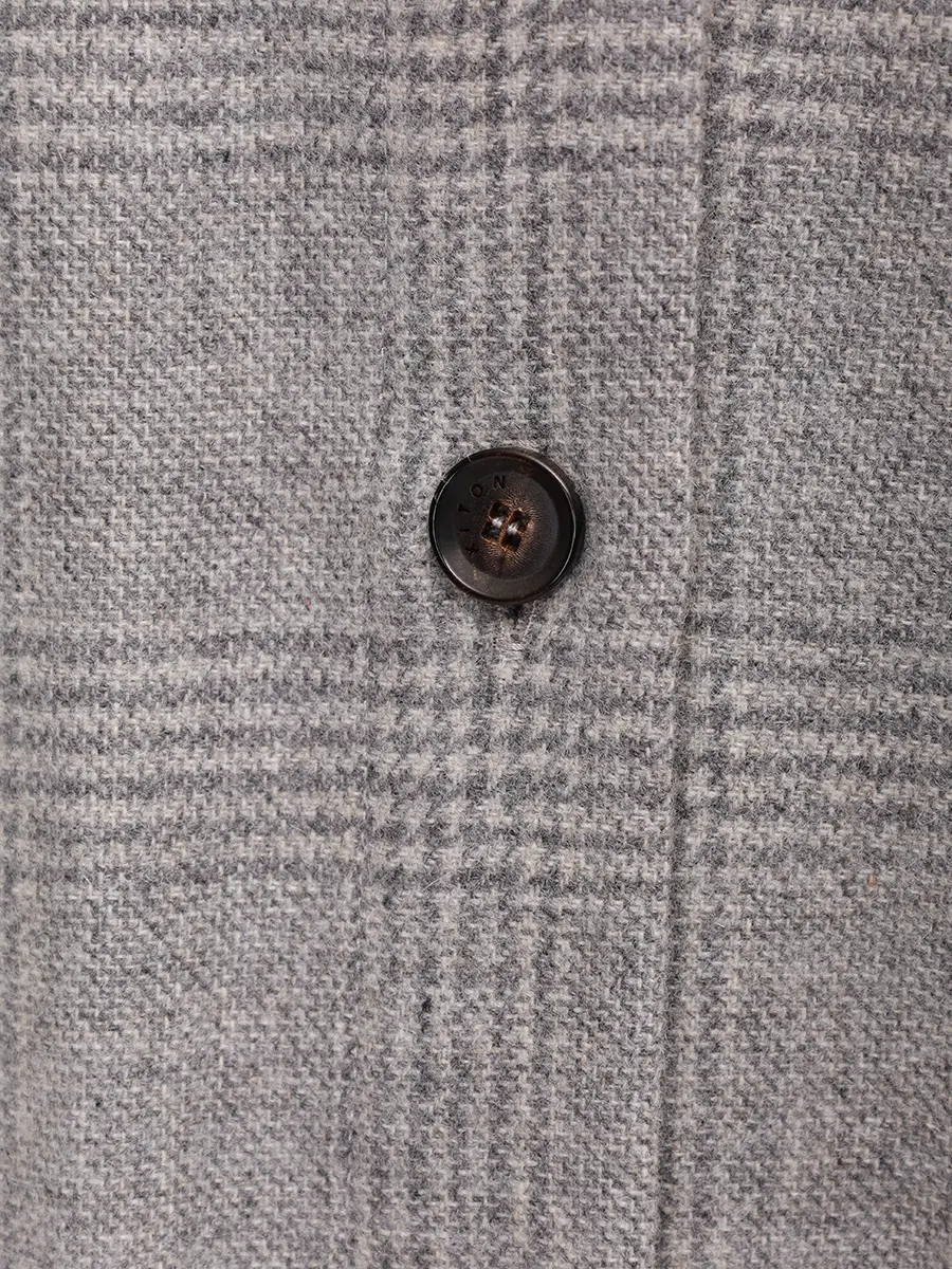 Рубашка шерстяная KITON D50429K0550G03007 Серый  Фото 6