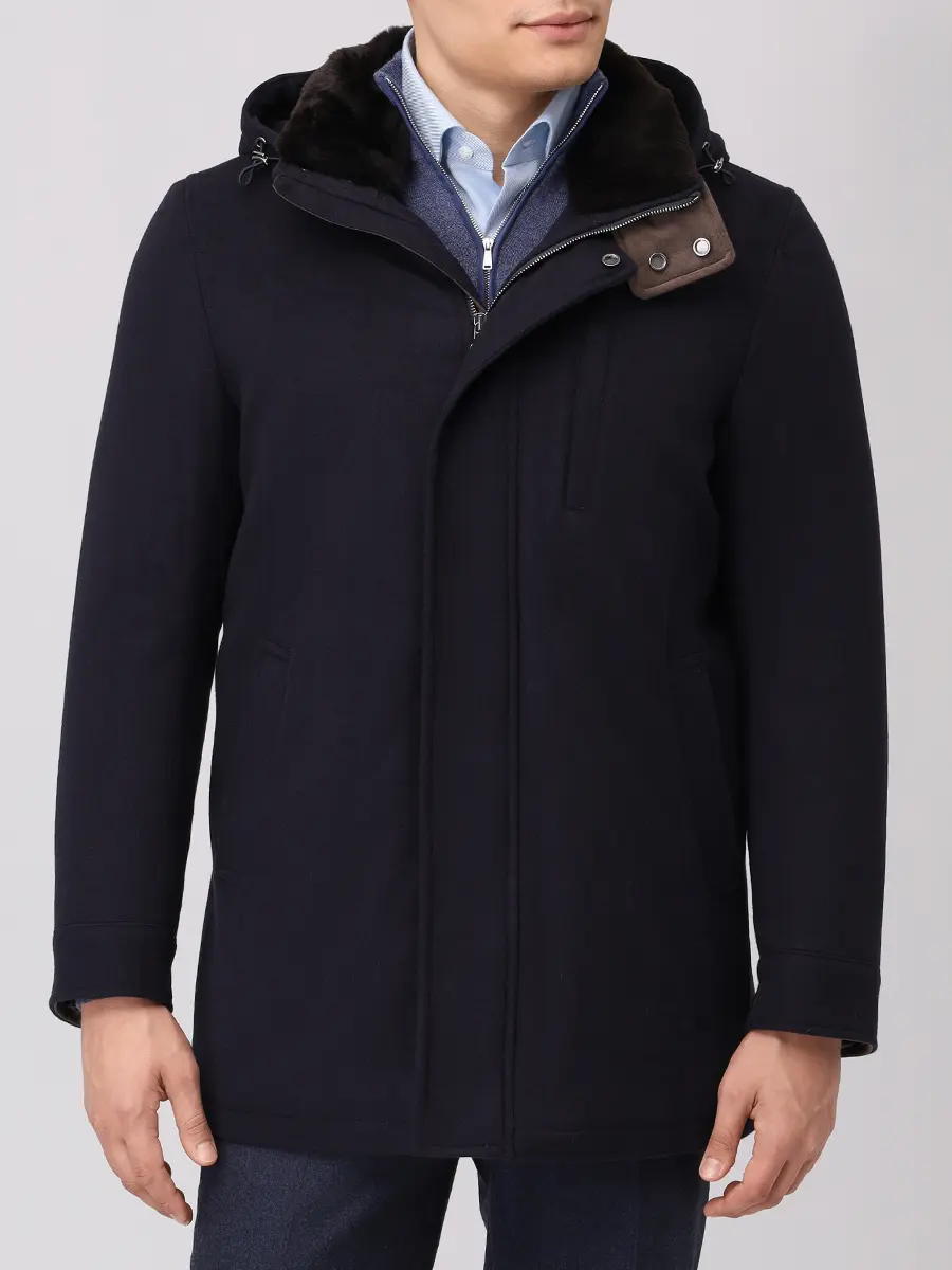 Парка кашемировая CASTANGIA LNC R20L80 626 Синий  Фото 4