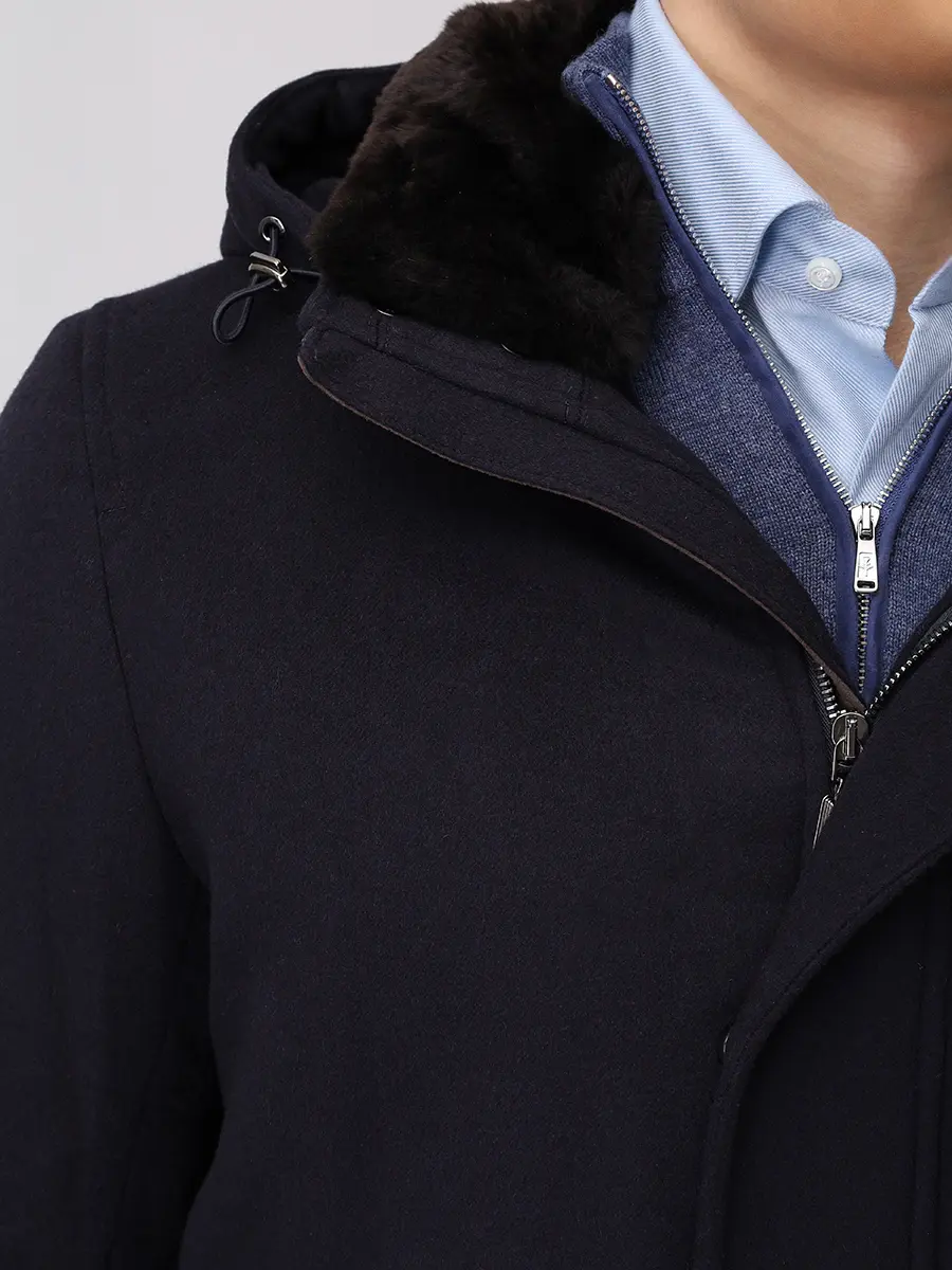 Парка кашемировая CASTANGIA LNC R20L80 626 Синий  Фото 5