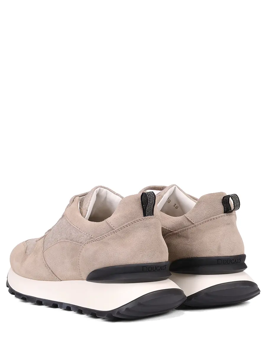 Кроссовки комбинированные на меху DOUCAL`S DD8828WHITPN724NC15 Кремовый  Фото 4