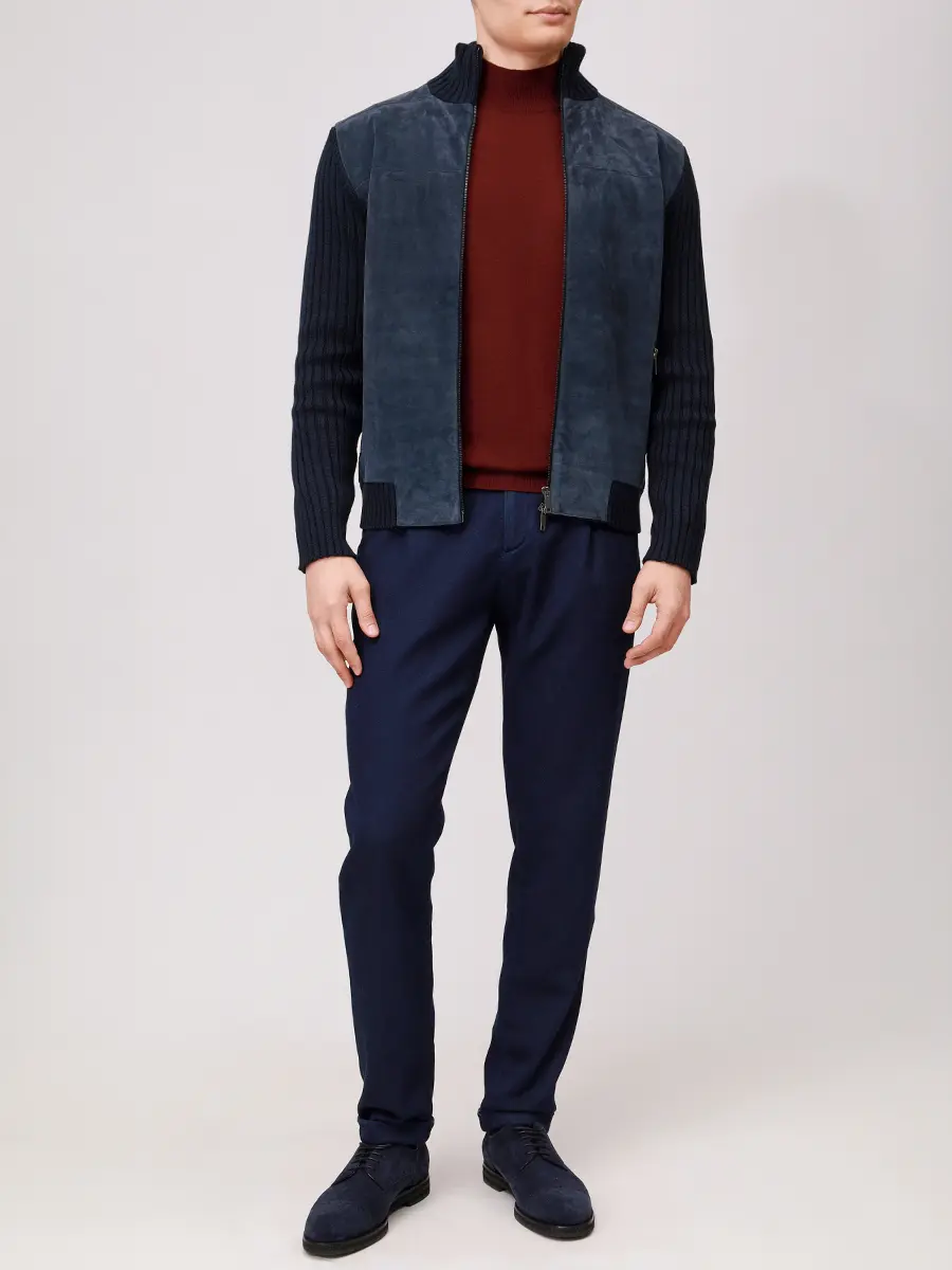 

Джинсы из хлопка и шерсти, Синий, 00757/W1/001/UDINE