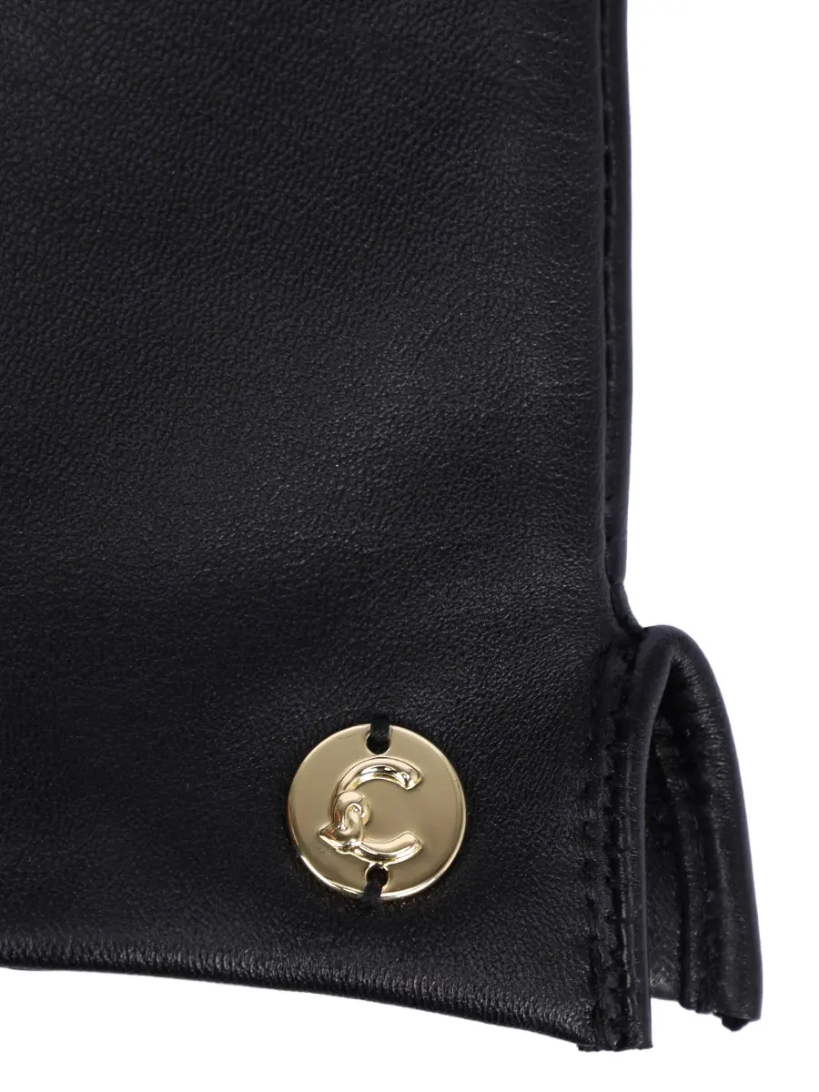 Перчатки кожаные COCCINELLE E7 TSZ 41 01 01/001 Черный  Фото 3