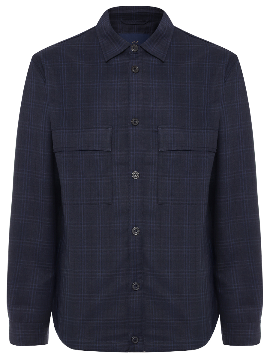 

Рубашка Regular Fit шерстяная, Клетка, 15313335/013