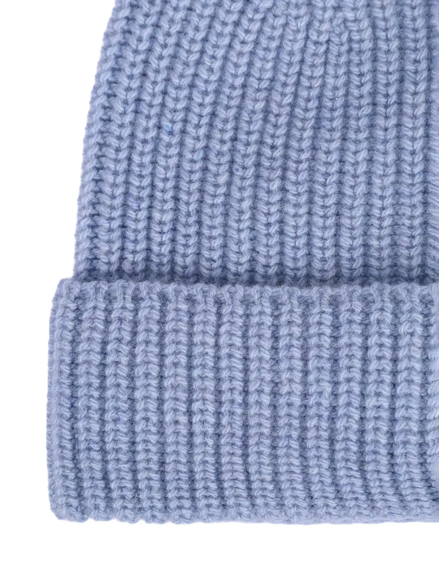 Шапка кашемировая DANIELE FIESOLI 8010/20CELESTE Голубой  Фото 3