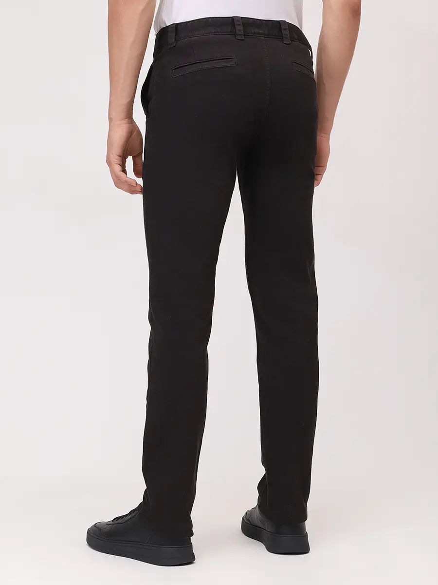 Джинсы Slim Fit хлопковые BOSS 50547865/001 Черный  Фото 3