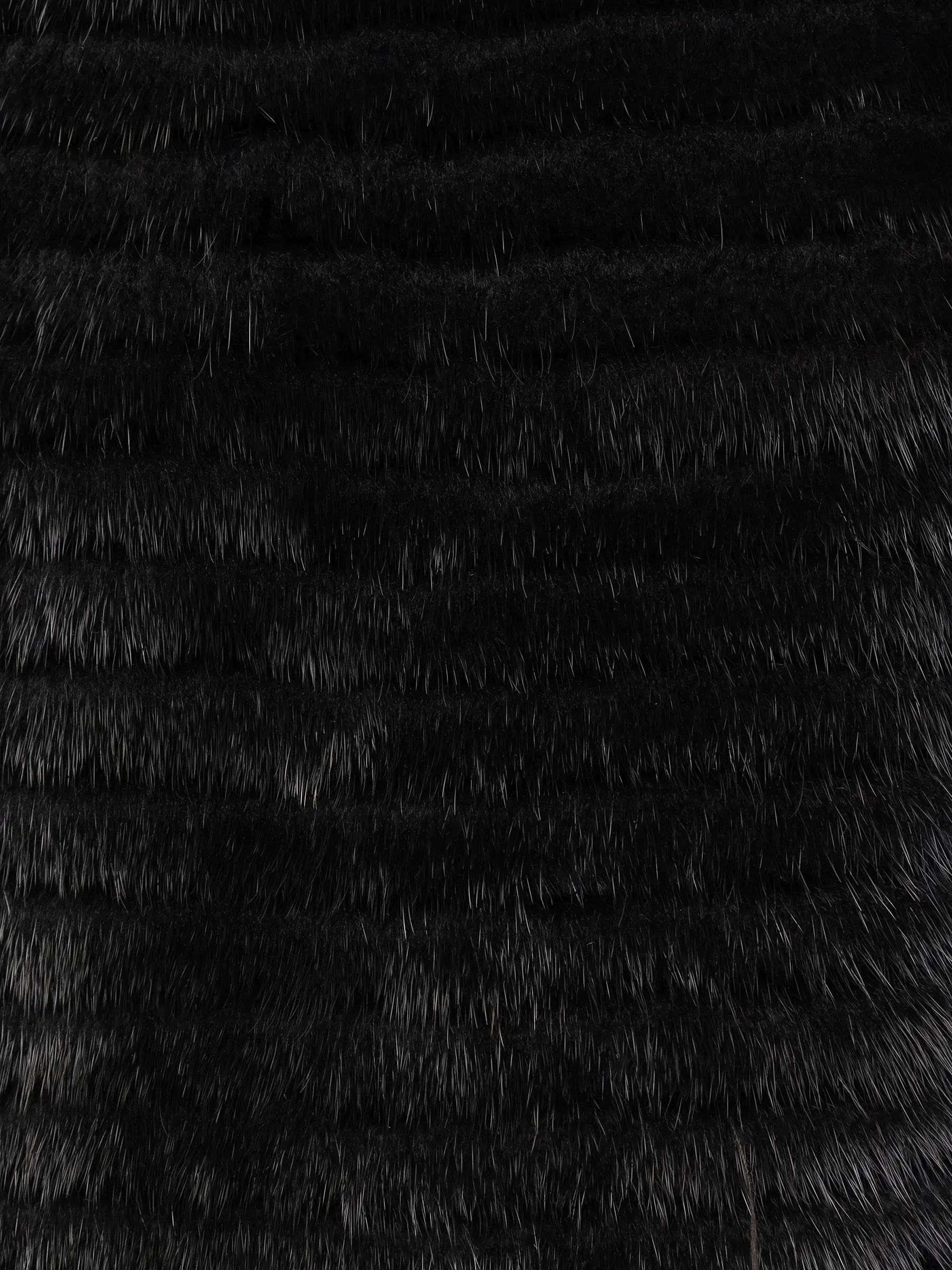 Жилет шерстяной с мехом норки MANZONI 24 Manzoni д Черный  Фото 5