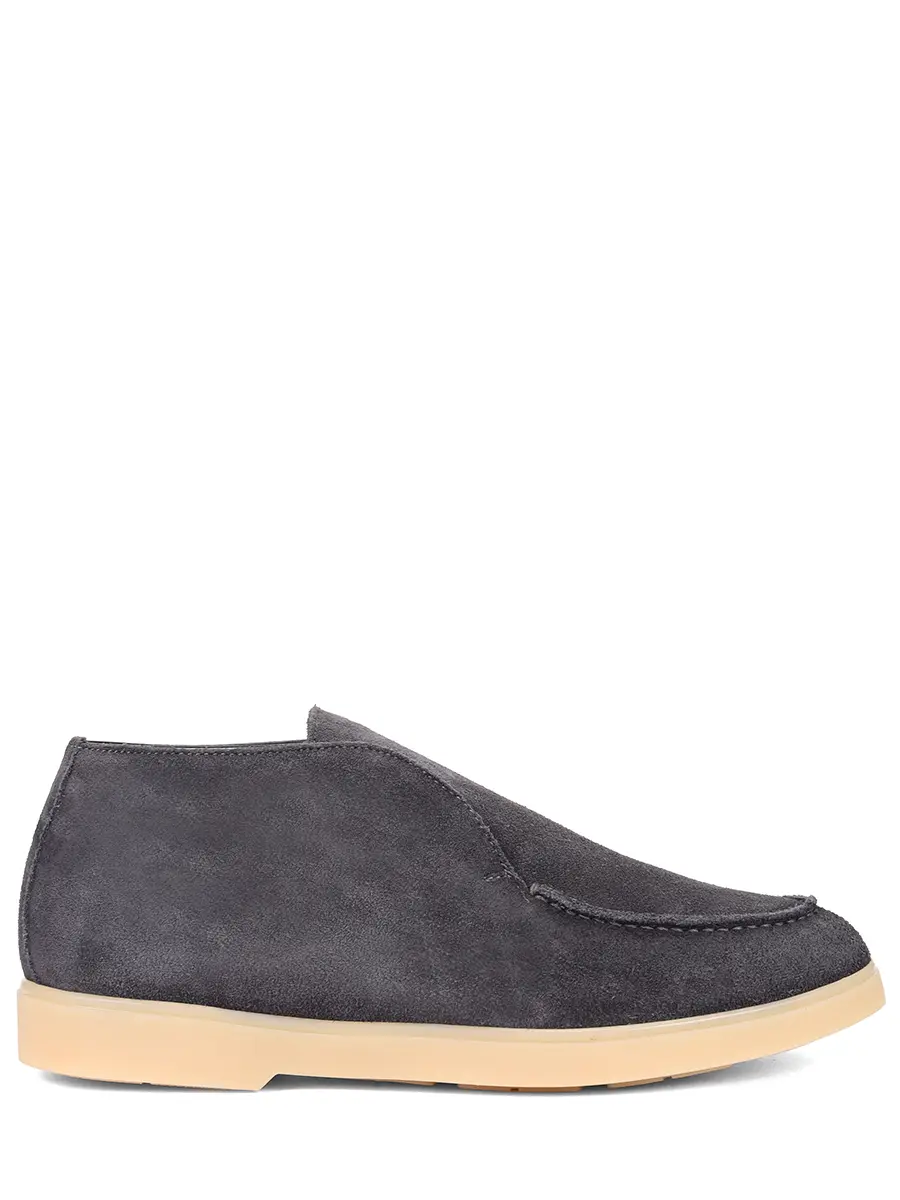 

Ботинки замшевые на меху, Серый, 12087 03