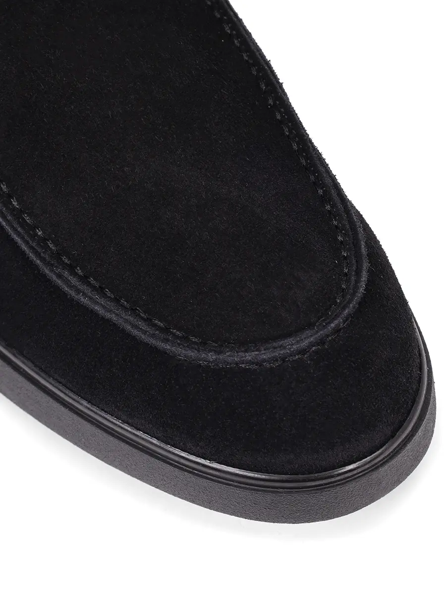 

Ботинки замшевые на меху, Черный, 12087 05